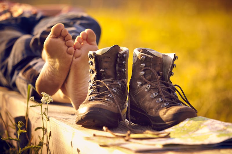 Wander-Pause – Wanderschuhe - ©upixa - Fotolia