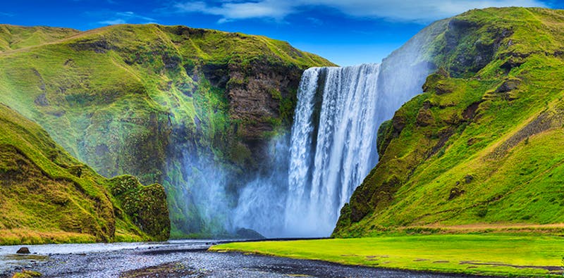 Skogafoss Wasserfall - ©Max Topchii - Skogafoss