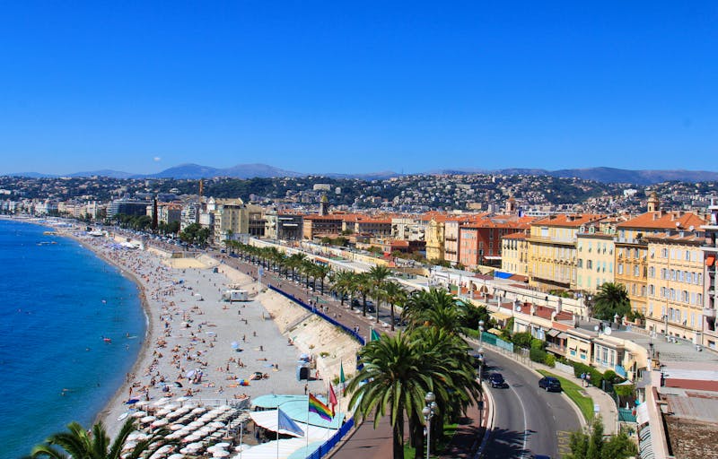 Plage de Nice, promenade des anglais (France, cte d'Azur) - ©©Moebs Stphane - stock.adobe.com