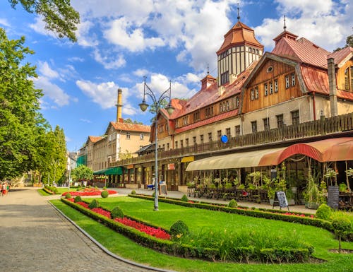 Bad Kudowa: Kudowa Zdrj, polskie uzdrowisko na Dolnym lsku - park zdrojowy – © ©stepmar - stock.adobe.com