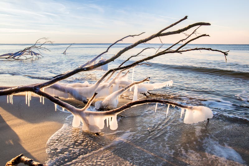 Winterlandschaft an der Ostsee - ©haiderose - Fotolia