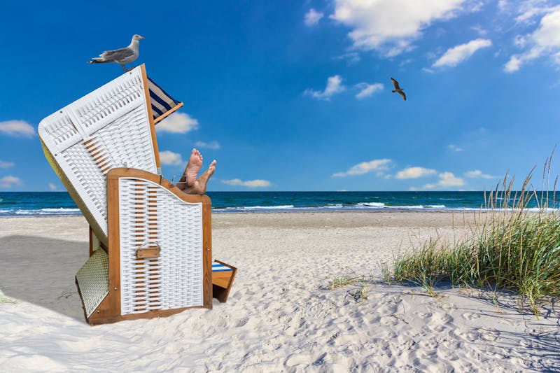 Erholen im Strandkorb an der Ostsee - ©©Bauer Alex - stock.adobe.com