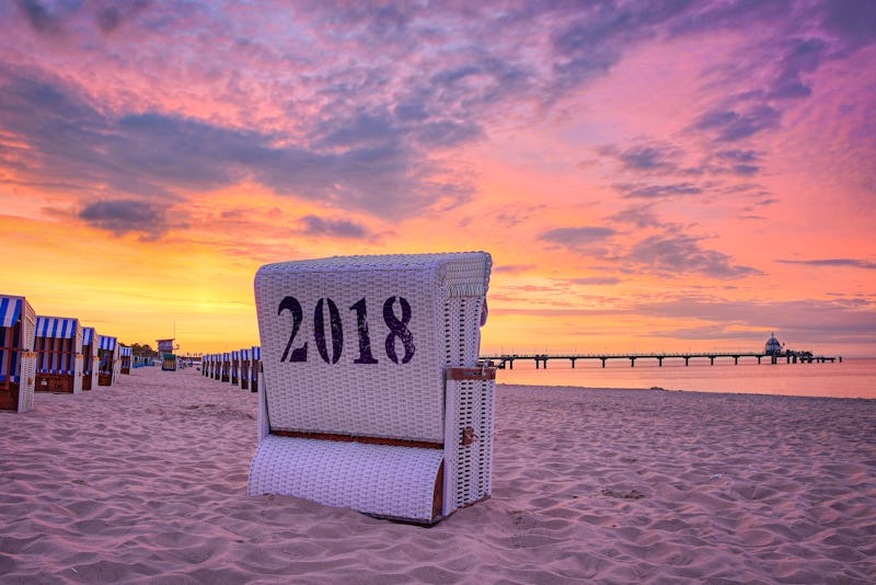 2018 – Strandkorb an der Ostsee - Sonnenuntergang – © Marco2811 - Fotolia