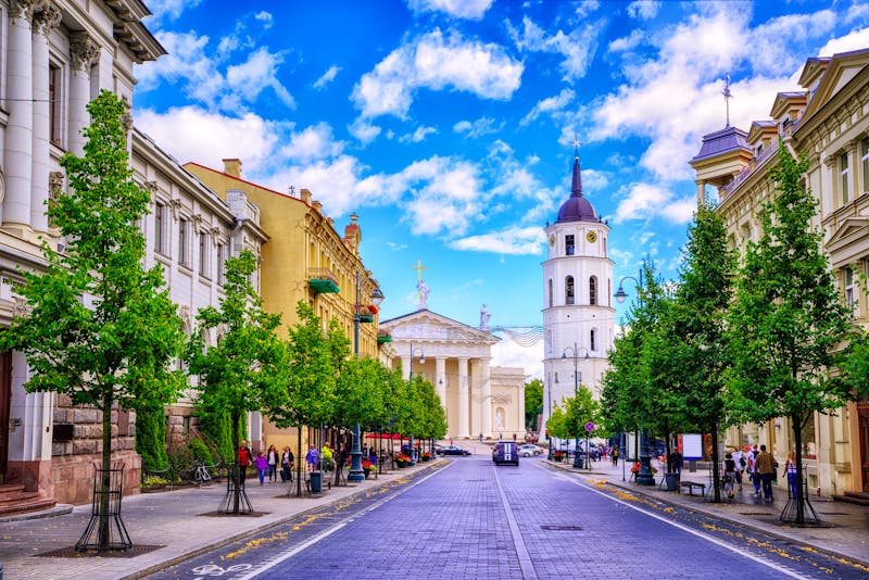 Kathedralplatz in Vilnius - ©Boris Stroujko - Adobe Stock