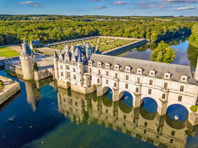Blick auf Schloss Chenonceaux im Loire-Tal - ©antoine2k - stock.adobe.com