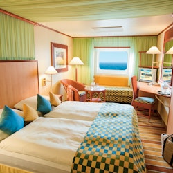 AIDAcara Kabine mit Meerblick – © AIDA Cruises