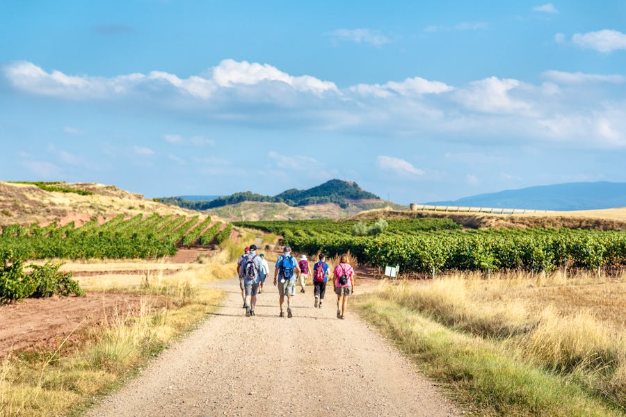 Wandern im Weingebiet La Rioja – © jon alkain - Shutterstock