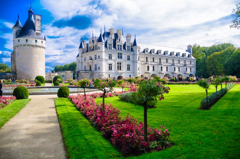 Schloss Chenonceau mit Garten - ©Franzisca Guedel - stock.adobe.com