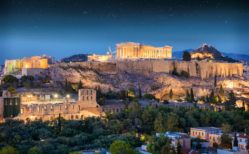 Der Parthenon Tempel auf der Akropolis von Athen am Abend in Griechenland - ©©moofushi - stock.adobe.com