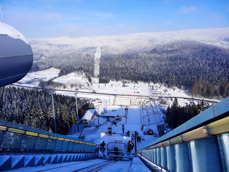 Vogtland Arena Ausblick Winter - ©Vogtland Arena
