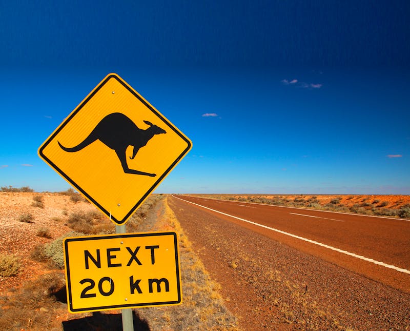 Australian road sign on the highway - ©©totajla - stock.adobe.com