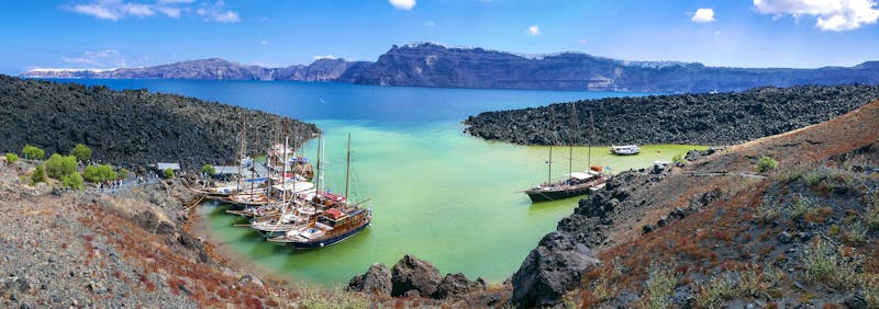 Sicht von der griechischen Vulkaninsel Nea Kameni - ©©Nikokvfrmoto - stock.adobe.com