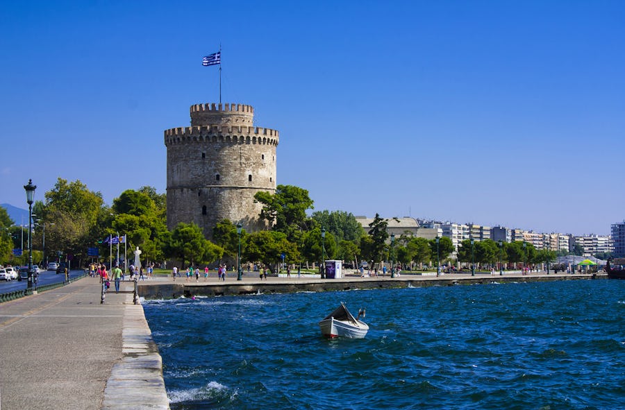Turm der Hafenstadt Thessaloniki  – © ©sp_ts - stock.adobe.com