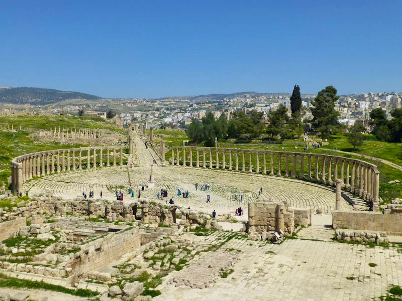 Jerash - Ovales Forum - ©Ralf Kuchenbecker