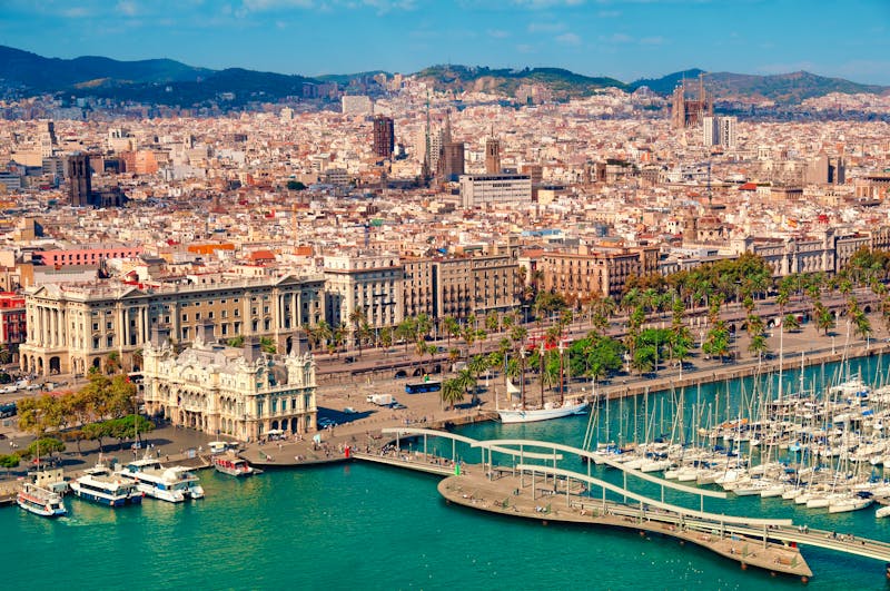 Skyline und Hafen von Barcelona - ©©fazon - stock.adobe.com