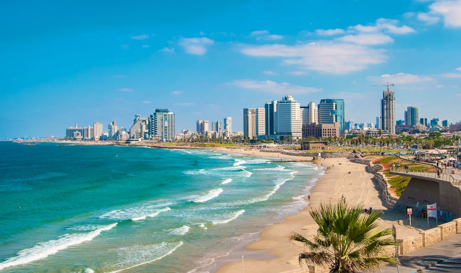Israel - Der Strand von Tel Aviv-Jaffa – © ©allegro60 - stock.adobe.com