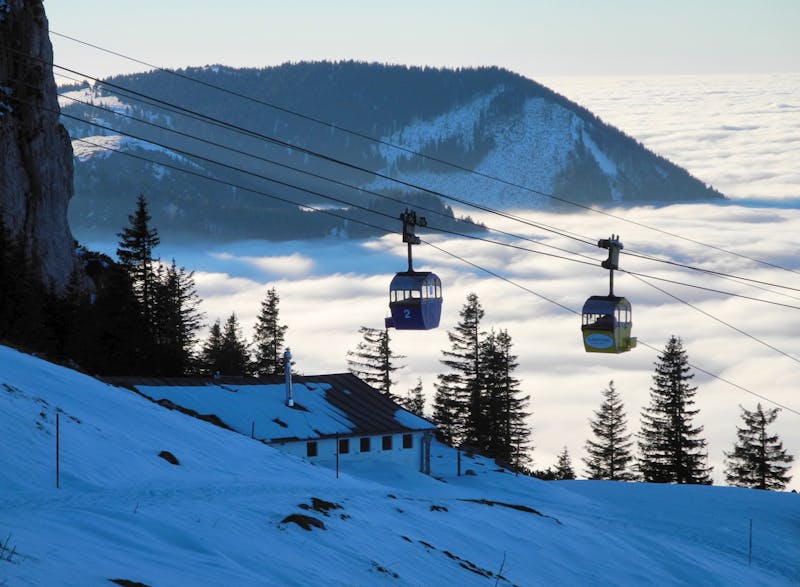 Bayern - Die winterliche Kampenwandbahn im Chiemgau - ©©Hermann - stock.adobe.com