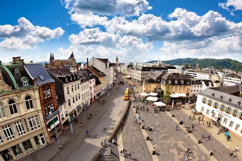 Blick auf Trier von der Porta Nigra &ndash; &copy; fotobeam.de - Adobe Stock