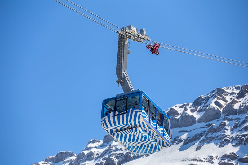 Schweiz - Säntis-Bergbahn im Winter  - ©©Tobias Arhelger - stock.adobe.com
