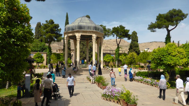 Shiraz, Grab des Dichters Hafiz - ©Frank Nimschowski