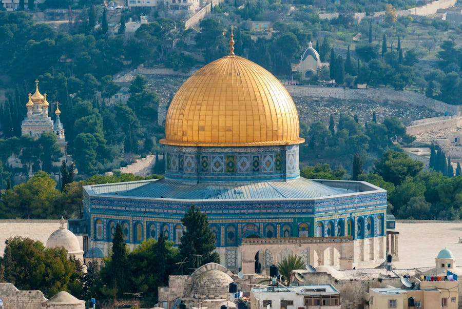 Israel - Die goldene Kuppel des Felsendoms in Jerusalem – © ©demerzel21 - stock.adobe.com