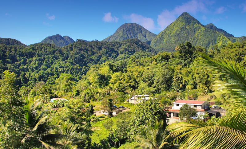 Landschaft auf Dominica, Karibik - ©Jeanette Dietl - Adobe Stock