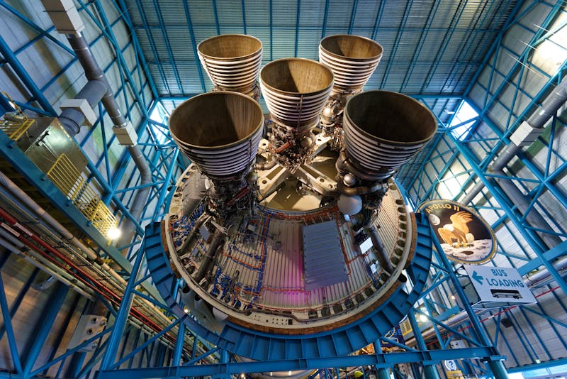 Kennedy Space Center, Saturn V Raketenmotor - ©Daniel Schuffert - Adobe Stock