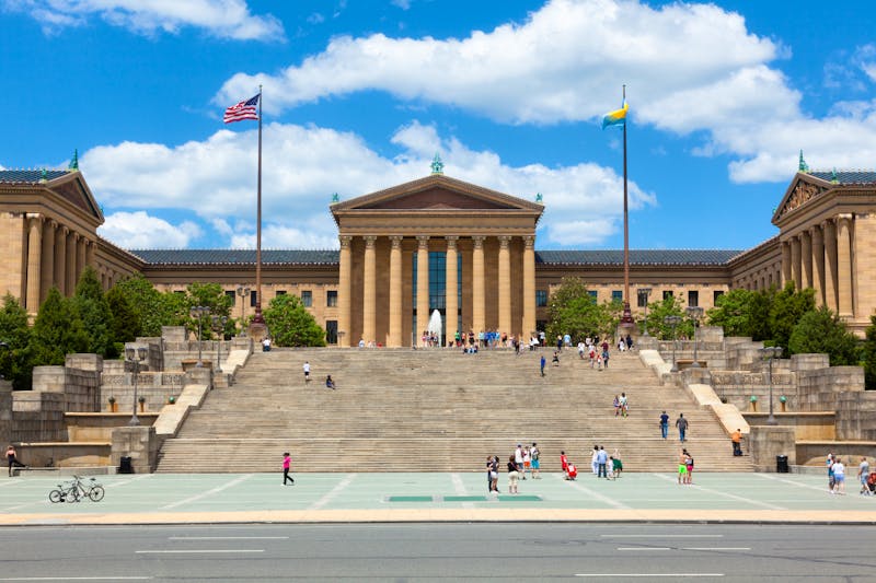 Kunstmuseum in Philadelphia, Rockystufen - ©Samuel B. - Adobe Stock