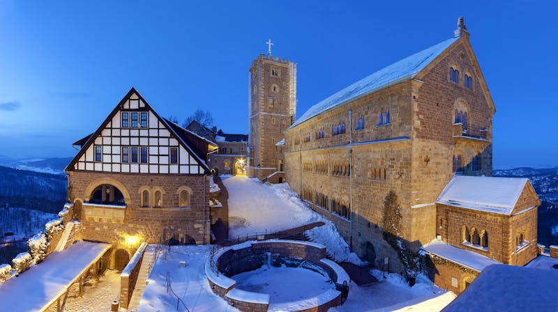 Eisenach – Wartburg Panorama im Winter - ©Blickfang - stock.adobe.com