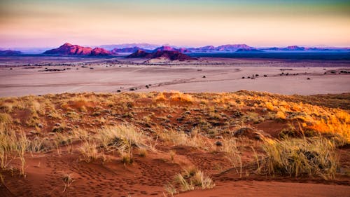 Sunset on Namib Naukluft Park, Sesriem, Namibia &ndash; &copy; ©maraduchetti - stock.adobe.com
