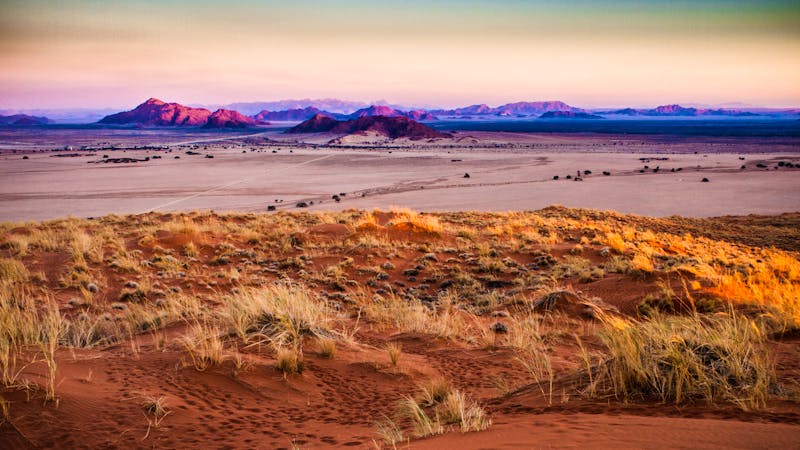 Sunset on Namib Naukluft Park, Sesriem, Namibia - ©©maraduchetti - stock.adobe.com
