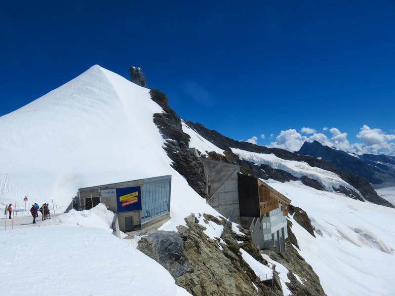 471  Auf dem Jungfraujoch -Blick vom Plateau zur Sphinx - ©Annette Weise