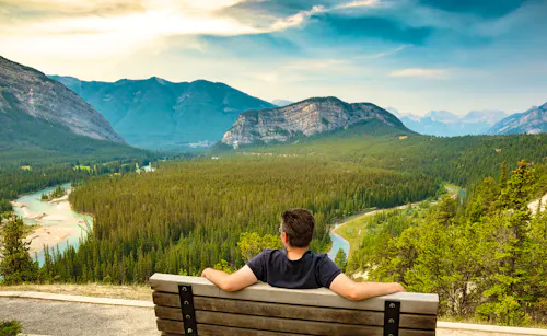 Blick über den Banff Nationalpark &ndash; &copy; Fokussiert - Fotolia