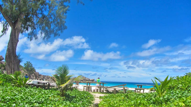 Der Strand Grand Anse auf der Insel La Digue - ©Eberhardt TRAVEL
