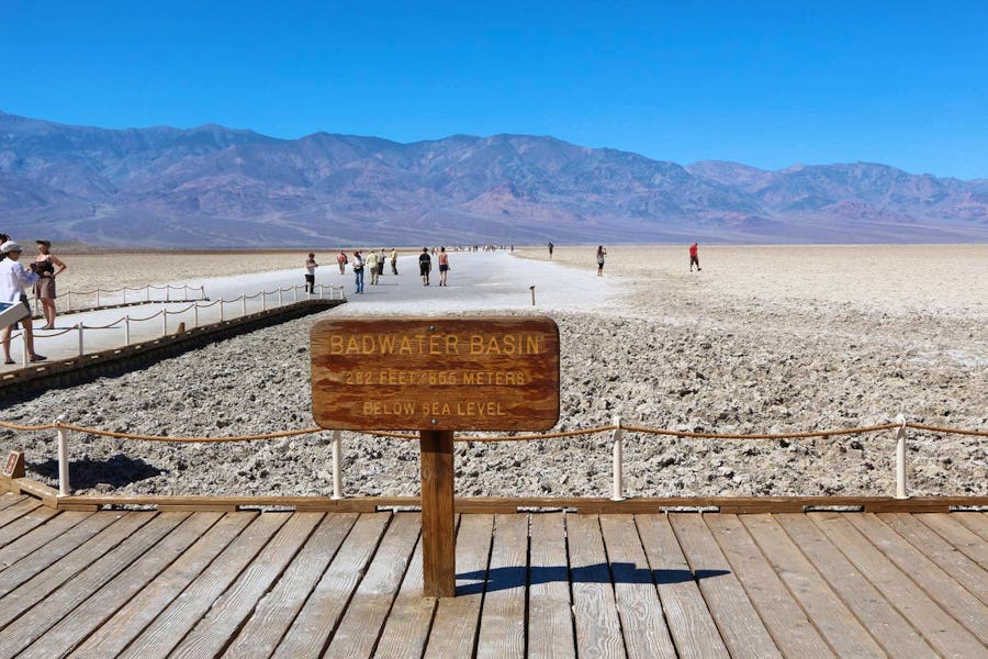 Badwater Basin im Death Valley Nationalpark – © Eberhardt TRAVEL