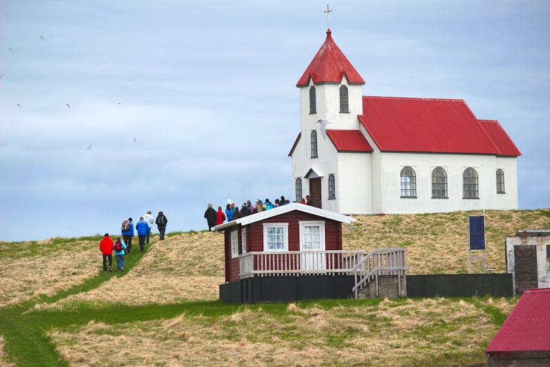 Flatey in Island mit Ocean Diamond - ©Iceland ProCruises