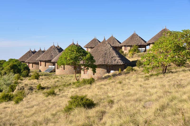 Simien Lodge – Außenansicht - &copy;Simien Lodge