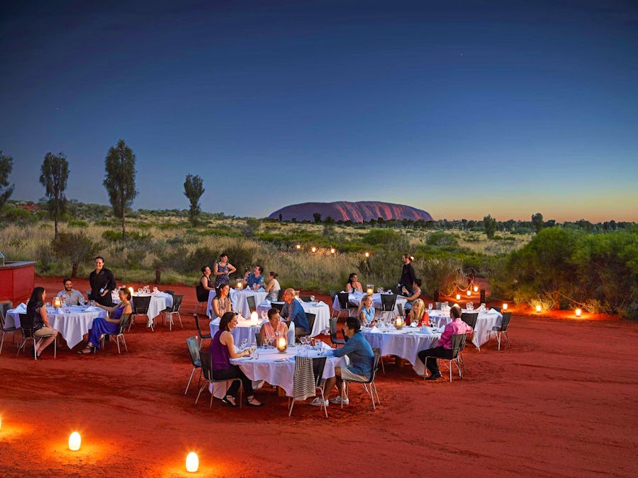 Sounds of Silence-Abendessen – © Voyages Indigenous Tourism Australia