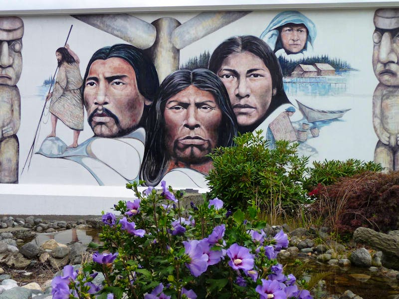 Wandmalerei in Chemainus - Vancouver Island - ©Eberhardt TRAVEL
