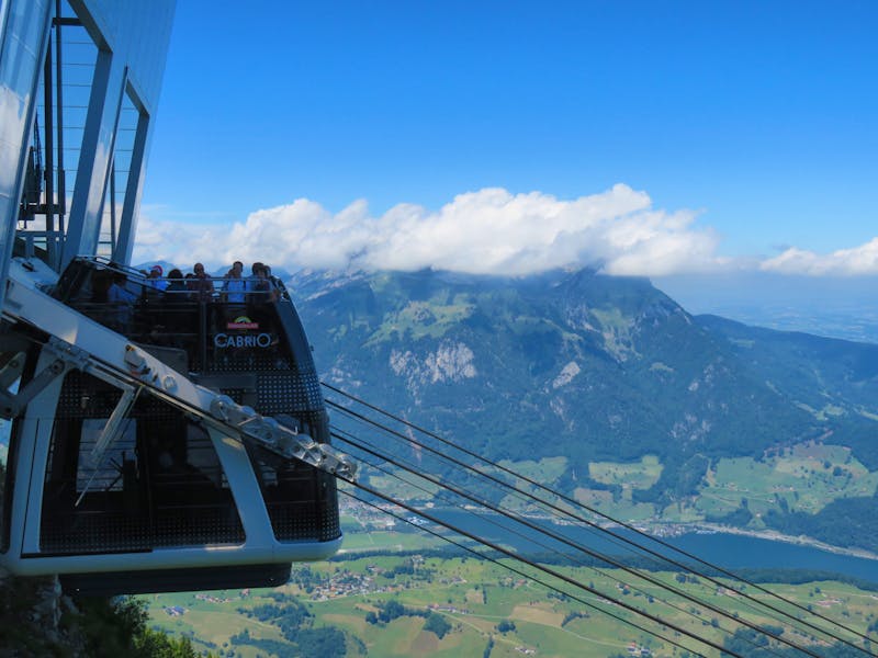 Ausflug auf das Stanserhorn - Cabrio-Bahn - ©Annette Weise