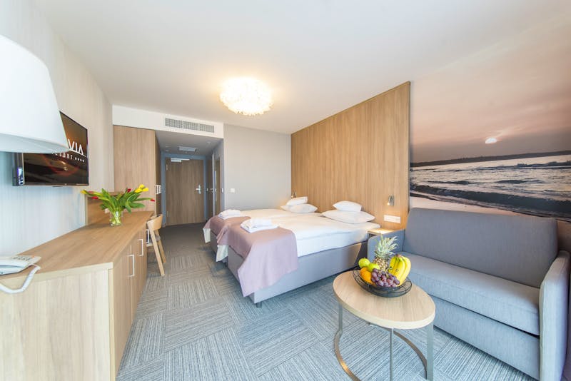 Zimmerbeispiel Doppelzimmer Standard Baltivia Sea Resort – ©Baltivia Sea Resort