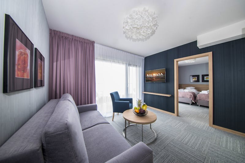 Zimmerbeispiel Suite Baltivia Sea Resort – ©Baltivia Sea Resort