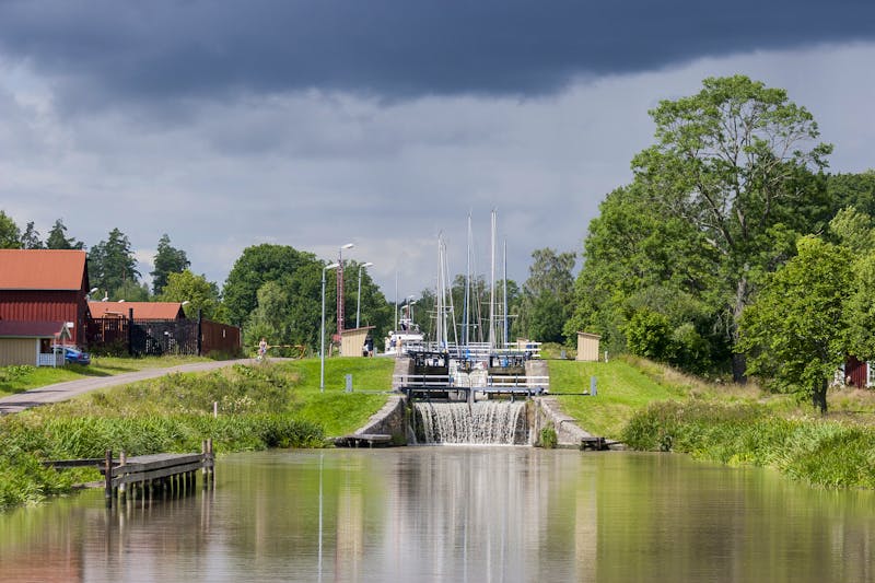 Schleuse im Götakanal, Schweden - ©Uwe - Adobe Stock