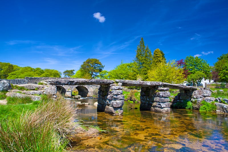 The ancient clapper bridge at Postbridges  Devon,England - ©Radomir Rezny / Capture Light-stock.adobe.com