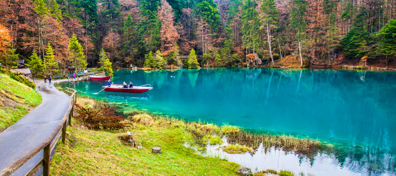 Blausee in der Schweiz - &copy;akulamatiau - Fotolia