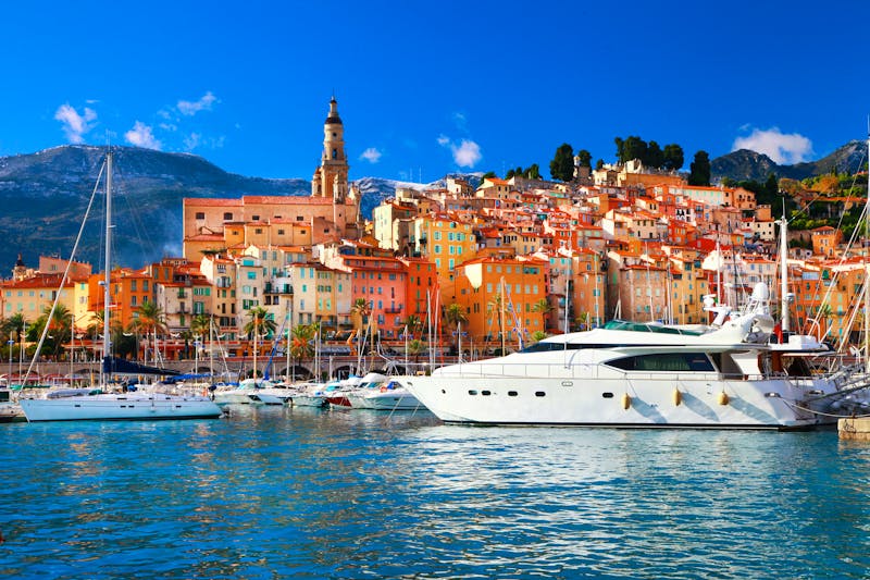 Menton - colorful port , south of France - ©Freesurf - stock.adobe.com