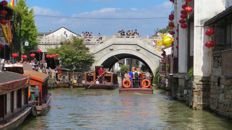 Bootsfahrt auf dem Kaiserkanal in Suzhou - ©Eberhardt TRAVEL