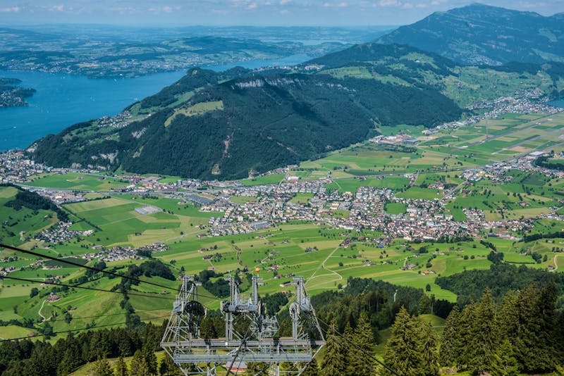 Stanserhorn – Aussicht aus der Cabriobahn - ©brunok1 - stock.adobe.com