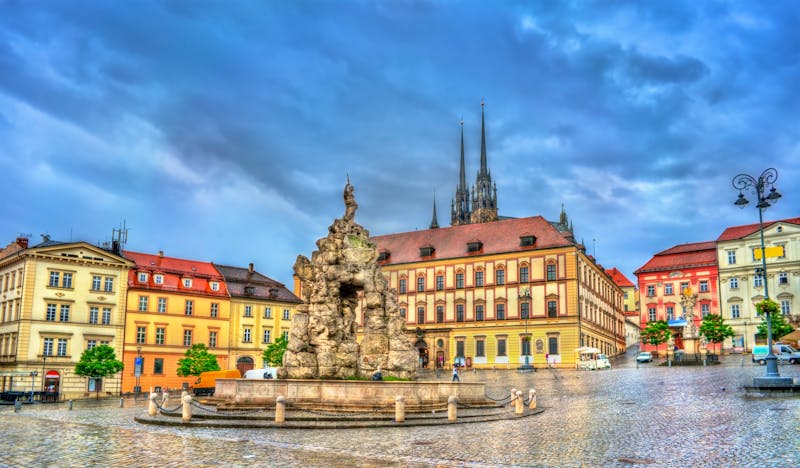 Marktplatz in der Altstadt von Brünn in Südmähren - ©©Leonid Andronov - stock.adobe.com