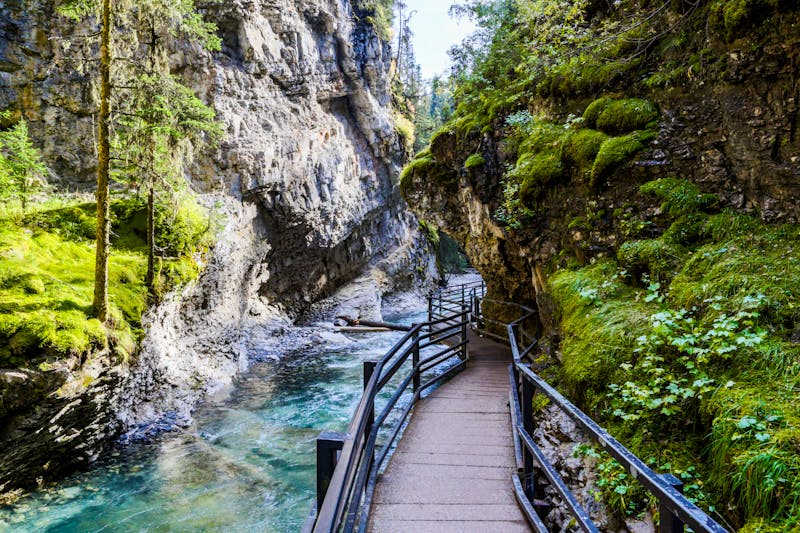 Johnston Canyon im Banff National Park – Kanada - ©Bjrn Alberts - Fotolia